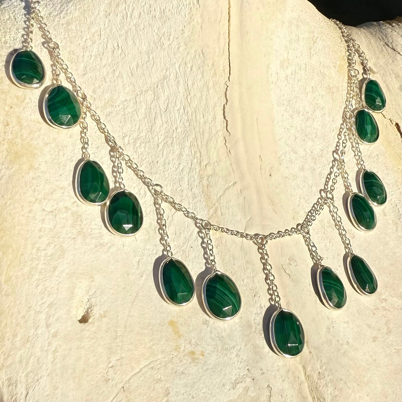 Malachite Chandelier