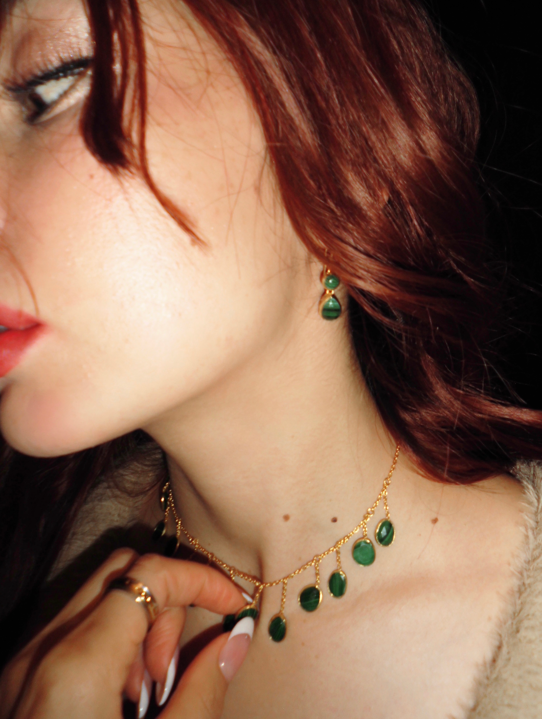 Malachite Chandelier